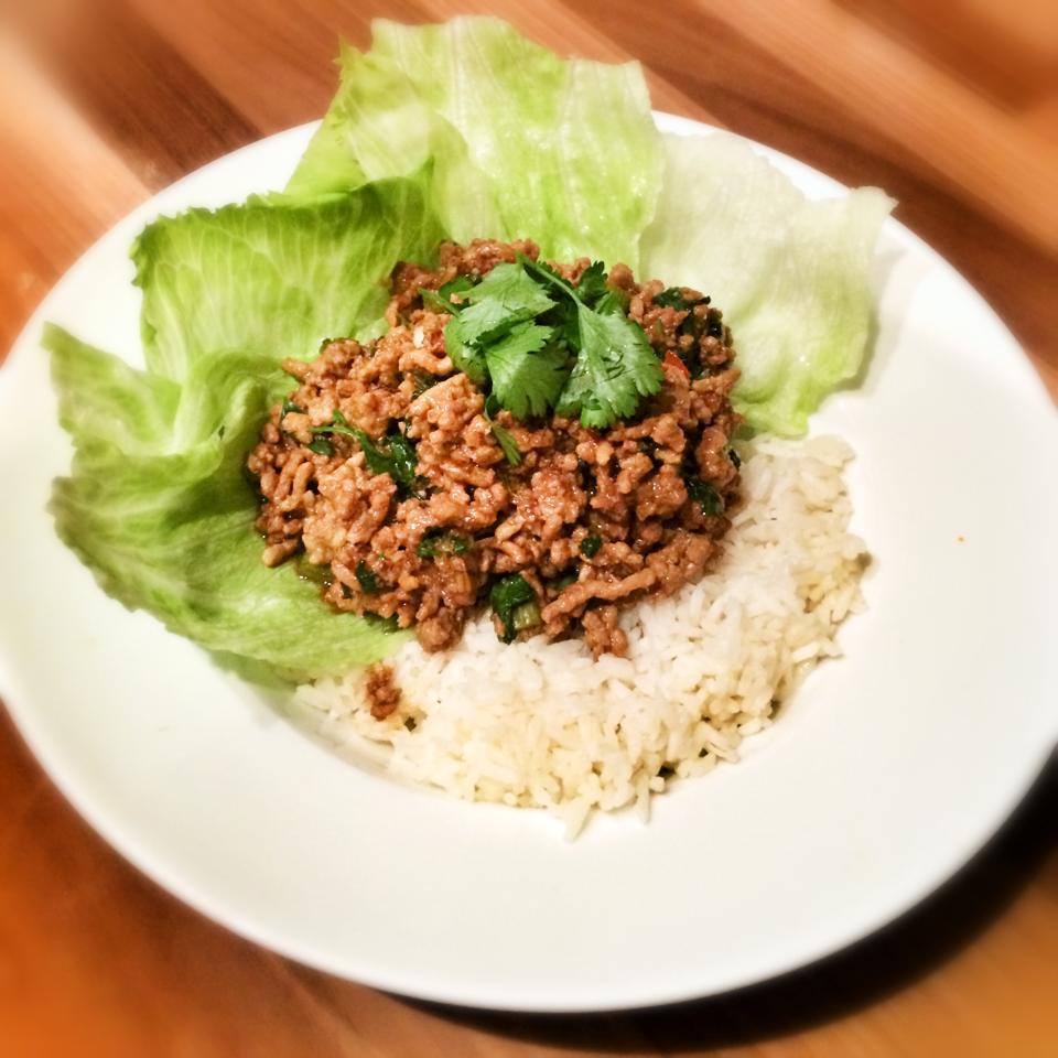 Thai Pork Mince Lettuce Cups – only 13sp