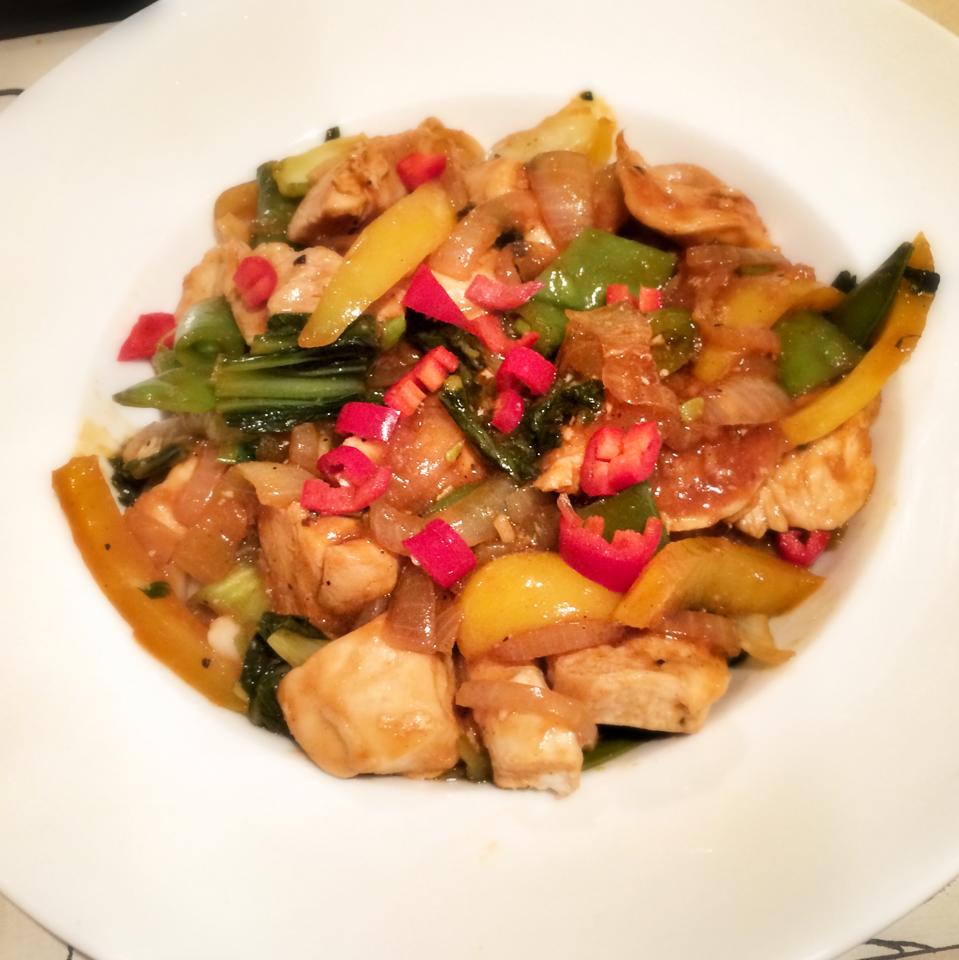 Spicy Szechuan Chicken Stir Fry – 8sp