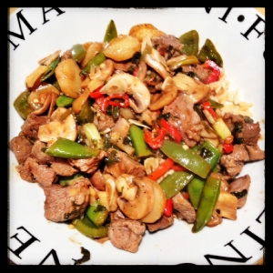 Sizzling Beef with Spring Onions & Black Bean Sauce – Only 12sp!