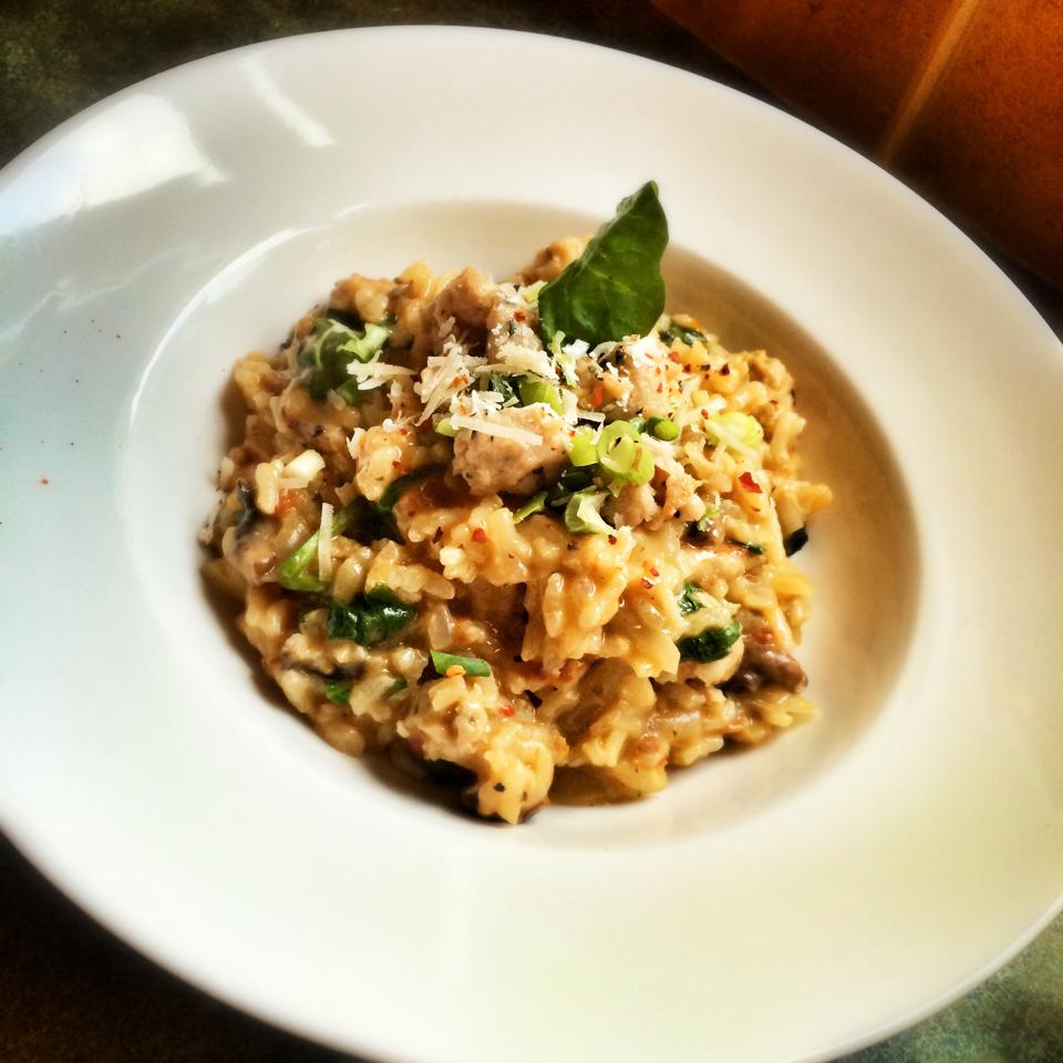 Chicken, Mushroom and Spinach Risotto – 12sp