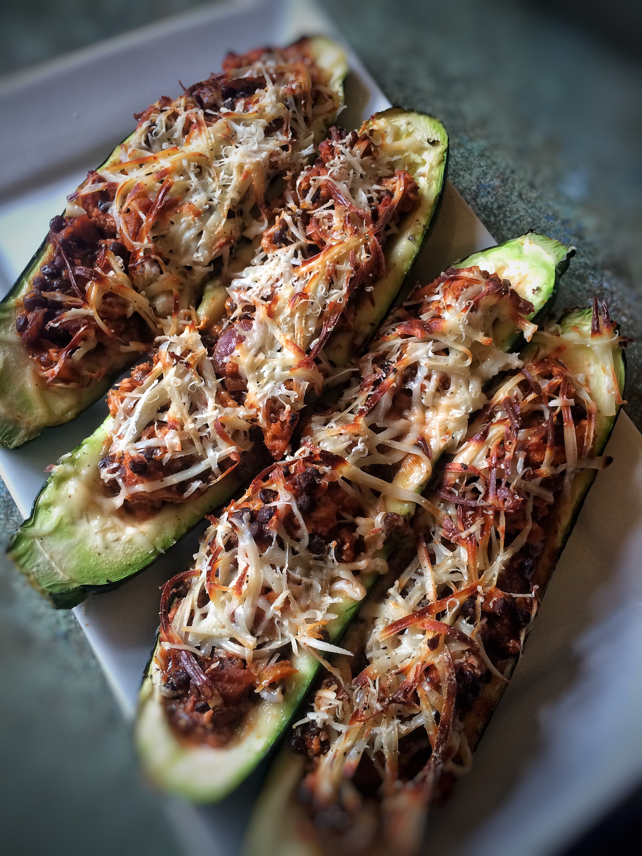 Turkey Stuffed Courgette Boats – 2sp