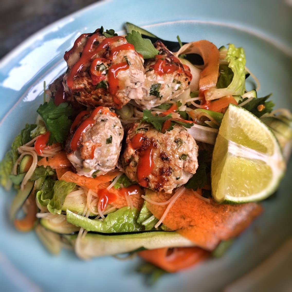 Vietnamese Pork Meatball Salad ‘Bun Cha’– 9sp