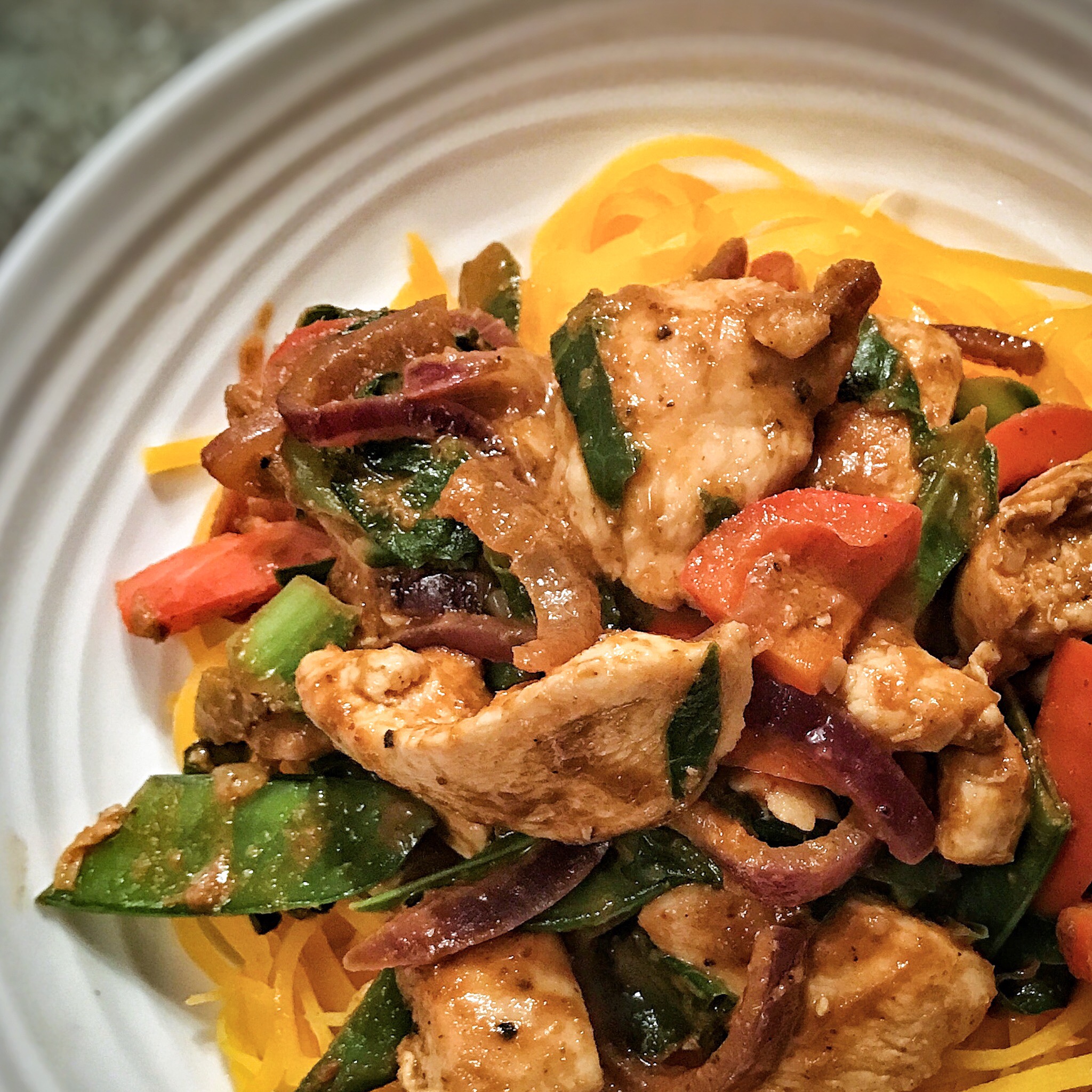 Malaysian Chicken Satay Stir Fry – 3sp