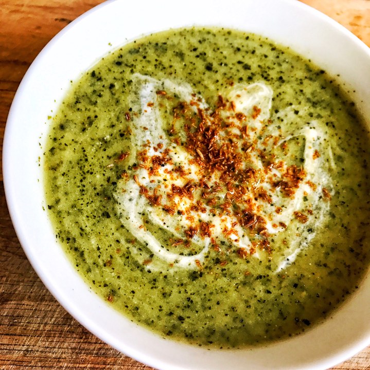 Celeriac, Kale and Apple Soup – 1sp