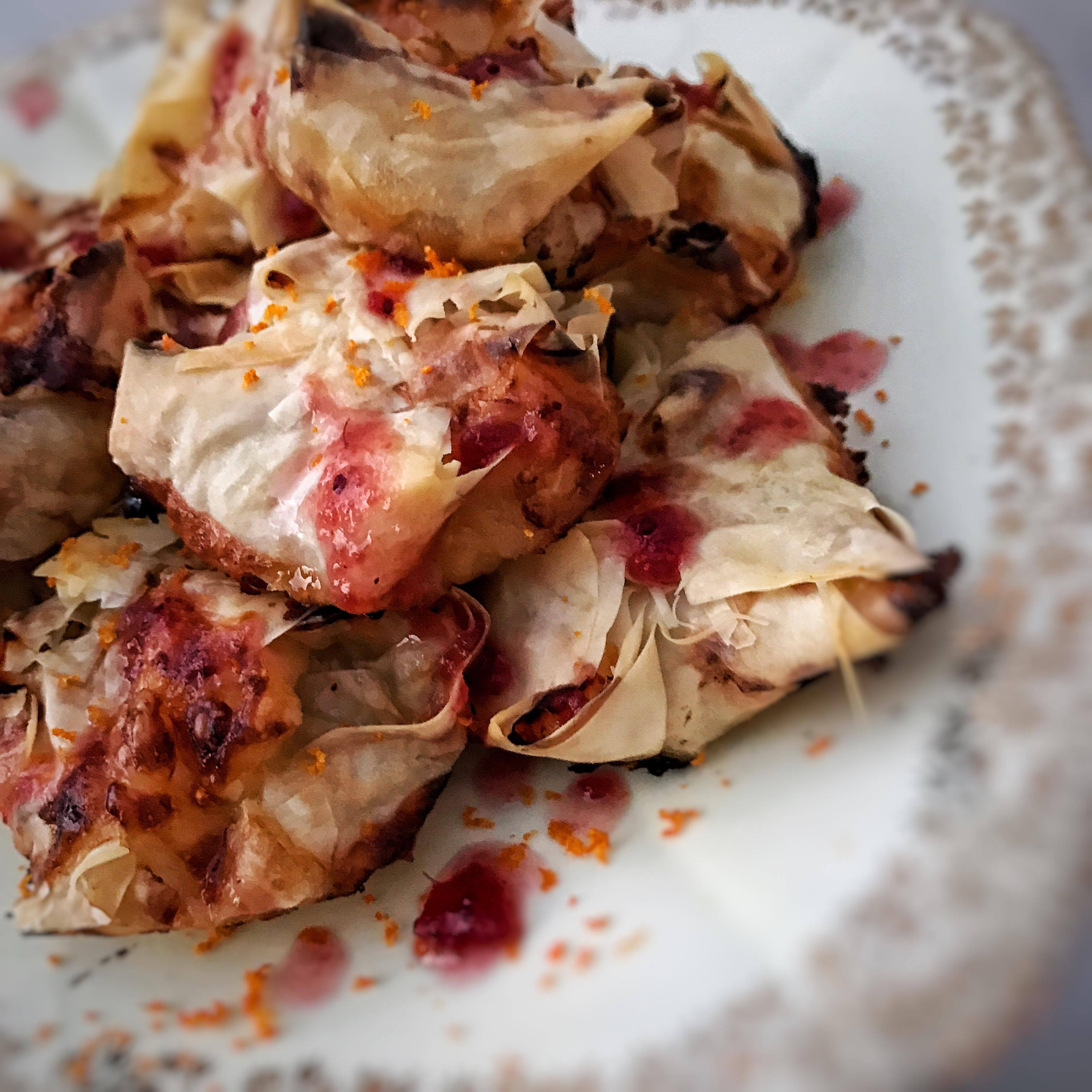 Christmas Canapés 2 – Turkey, Brie and Cranberry Bites – 2sp