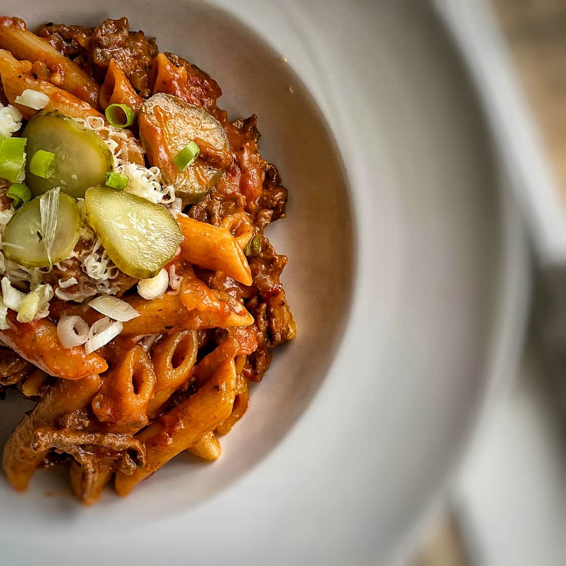 Cheeseburger Pasta