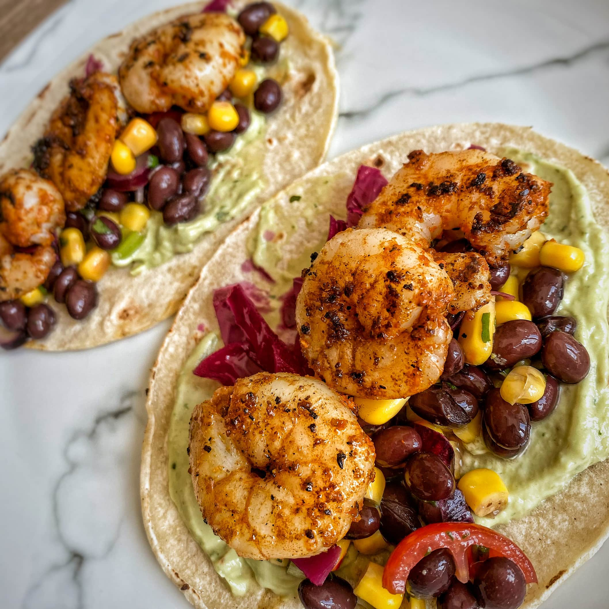 Cajun Prawn Tacos