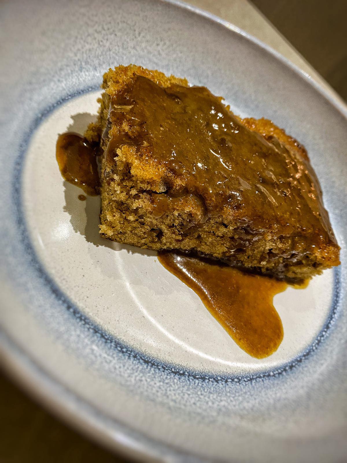 Festive Lighter Sticky Toffee Pudding