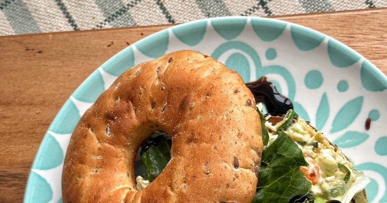 Loaded Chicken Avocado Bagels